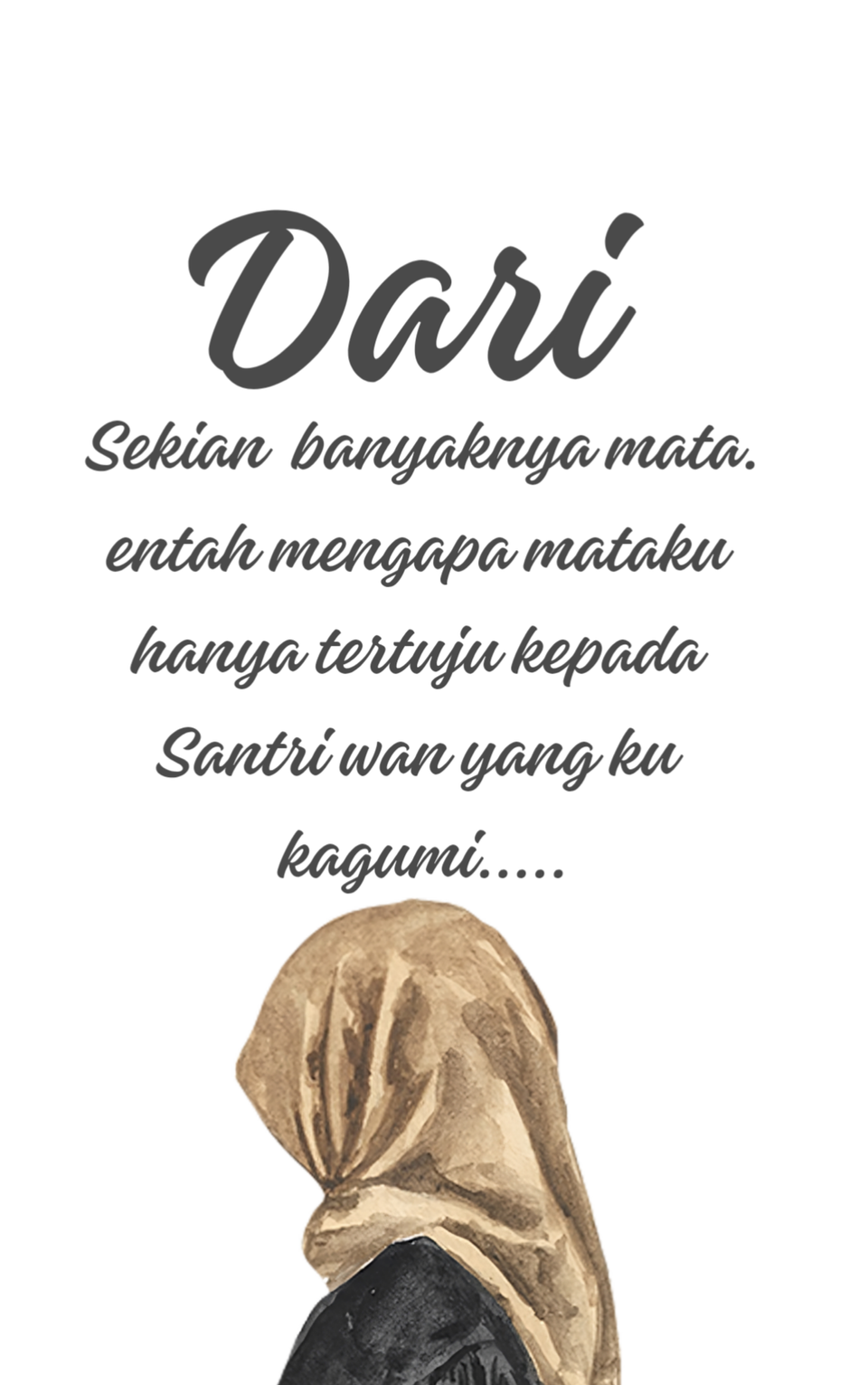 Puisi singkat.